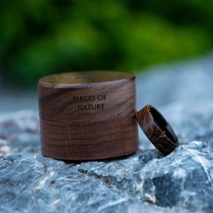 Solid Wooden band Custom wedding ring Wedding band GSP09-01J-11