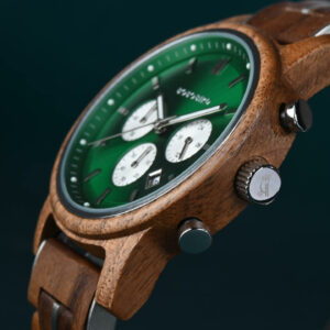 The Classic Collection Handmade Walnut Green 44MM Limited Edition - Heroes_8