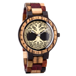 Tree of Life Yggdrasil Handmade Wooden Watch T16-7_2