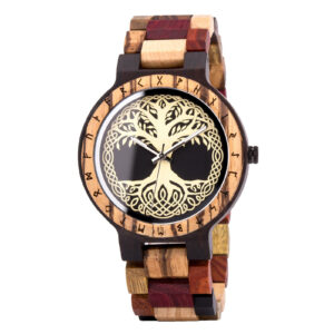 Tree of Life Yggdrasil Handmade Wooden Watch T16-7_3