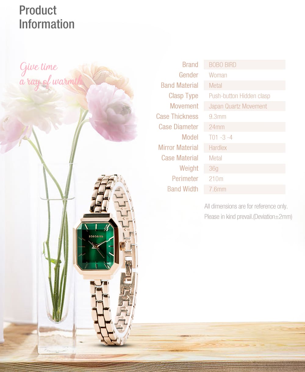 Womens Stainless Steel Simple Quartz Watch T10 3 4