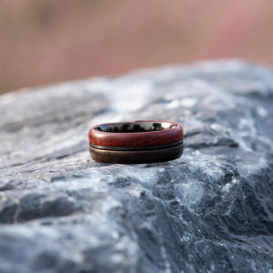 Wood Ring, 5 Year Anniversary Wooden Ring, Custom Wooden Ring Men Wood Ring Men Ring Mens Jewelry Mens wooden ring Wood rings for men GSP11-01K-5