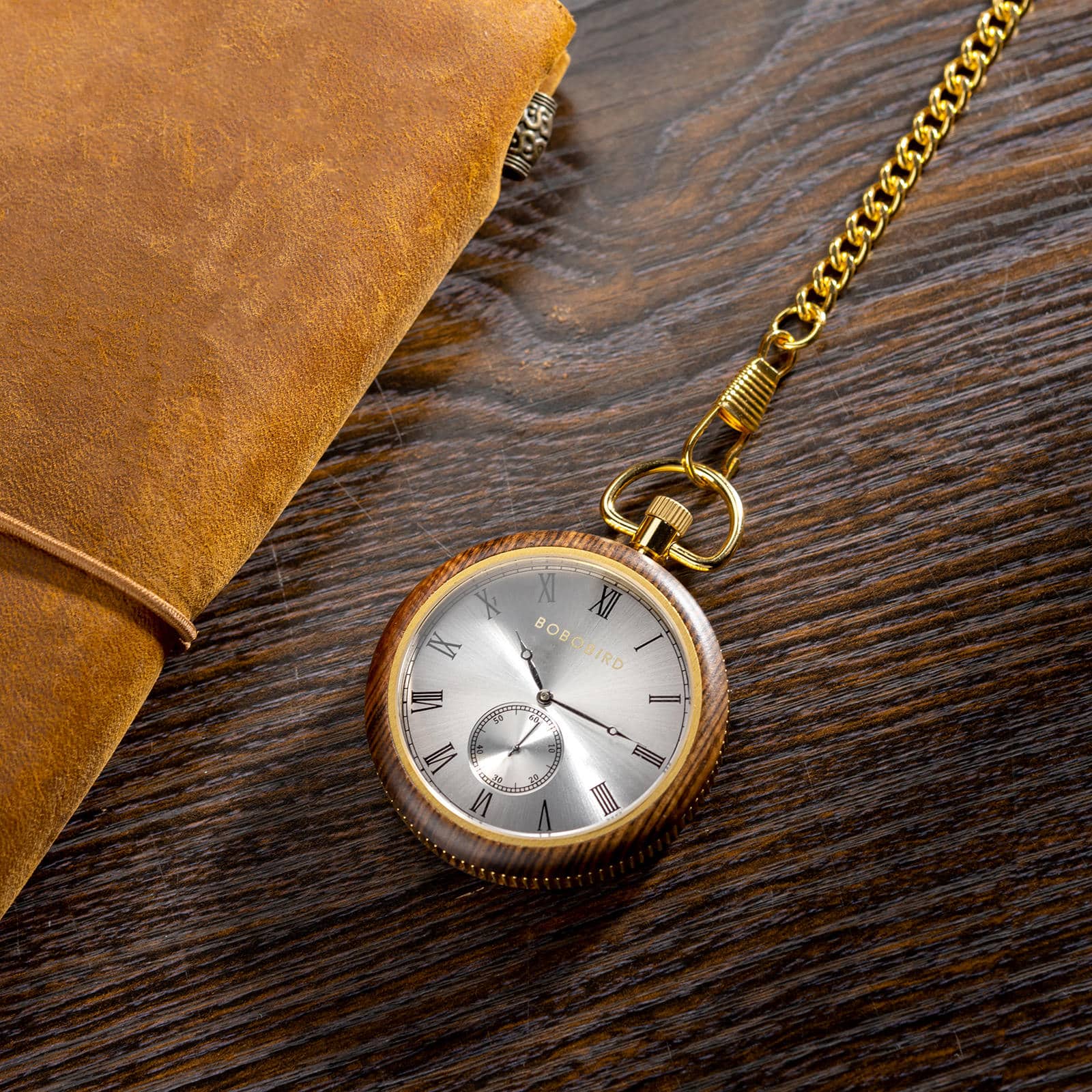 Wooden Pocket Watch