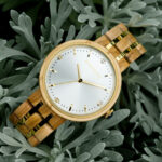 Wooden Watches For Women Natural Olivewood Silver - VICTORIA