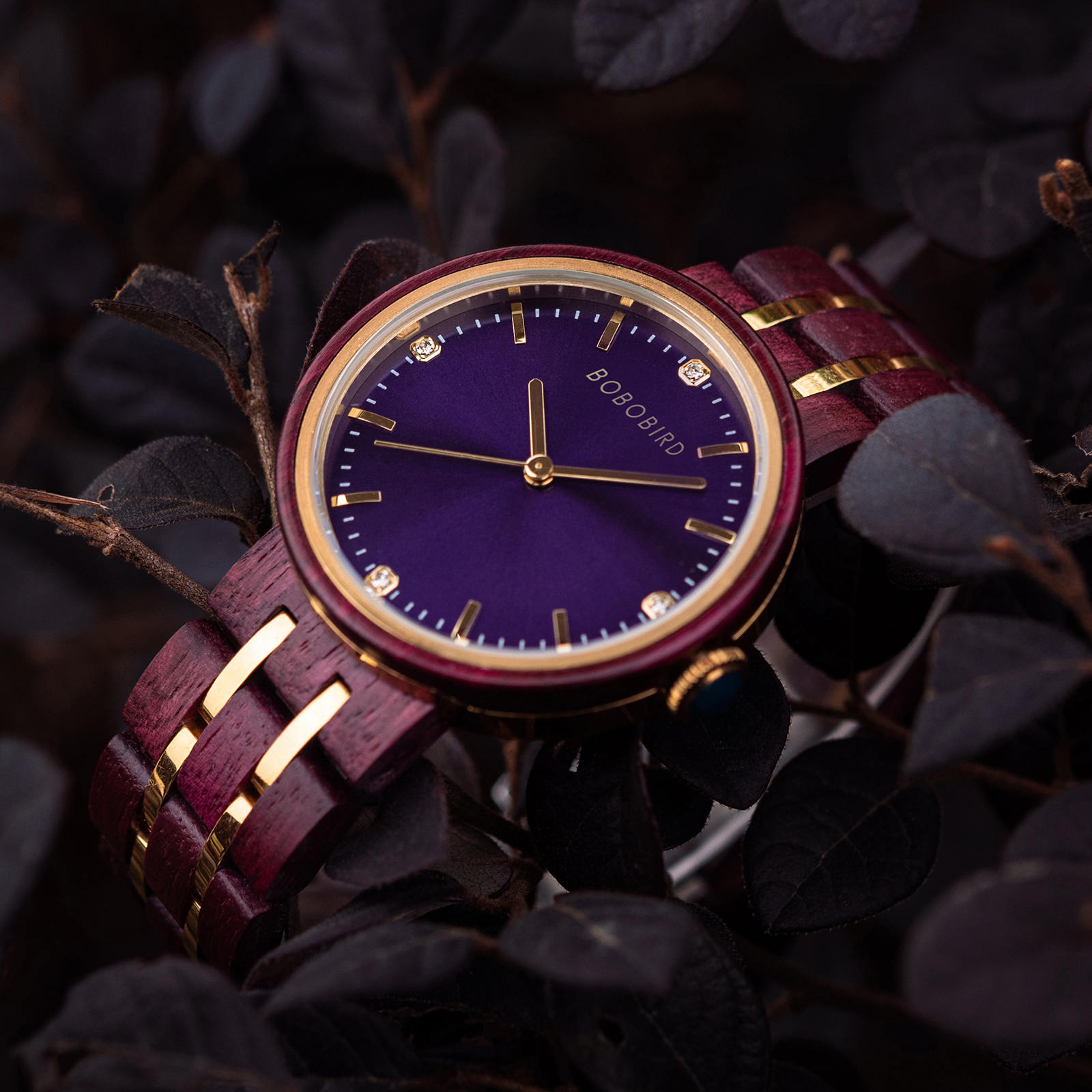 Wooden Watches For Women Natural Red Sandalwood - ROYAL