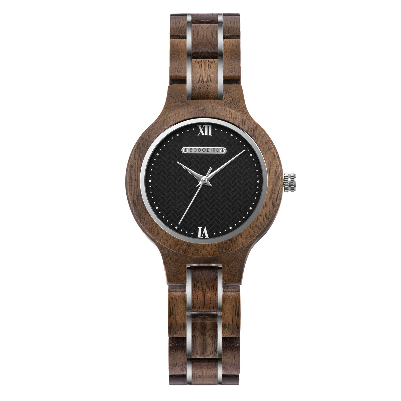 Wooden watches for women Walnut Sky
