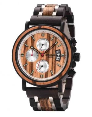 BOBO BIRD Men's Wood Watch Verawood & Handmade S18-3