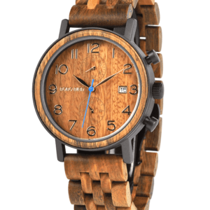 Mens Wood Watch Verawood & Handmade - Chronograph S08-3