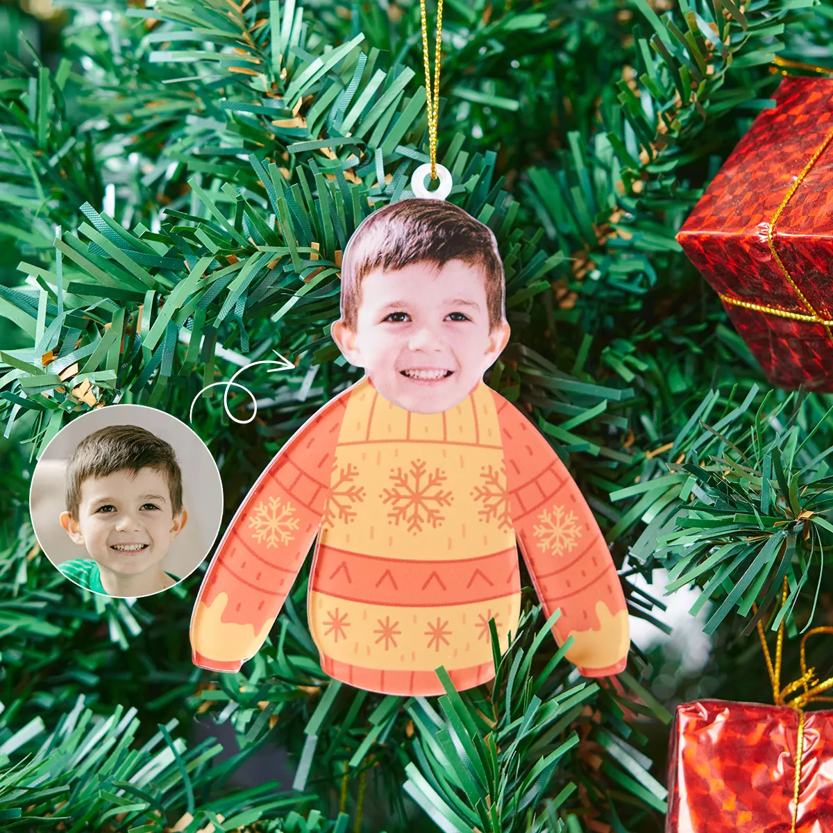Personalized Christmas Photo Ornaments
