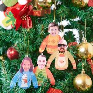 Personalized Christmas Photo Ornaments (7)